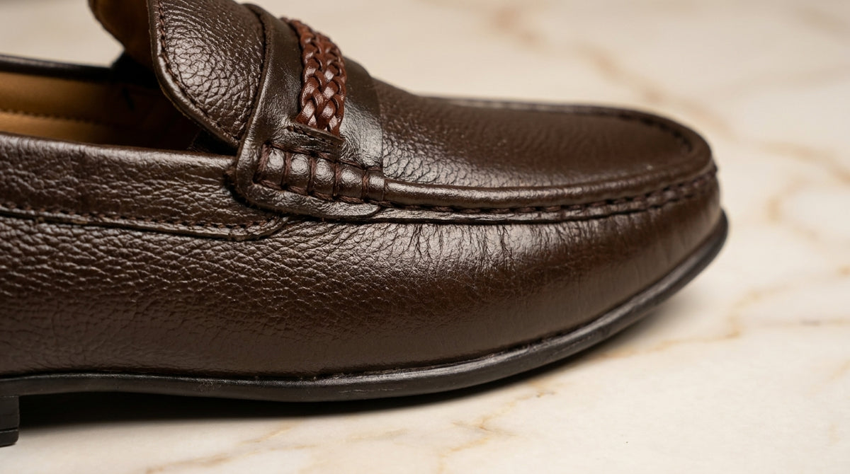 Milestonewear – The Espresso Classic Leather Loafers