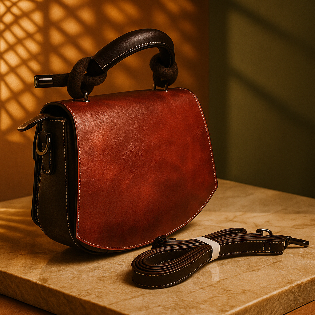 Elegant Red Floral Embroidered Handbag – Vintage Chic Shoulder & Crossbody