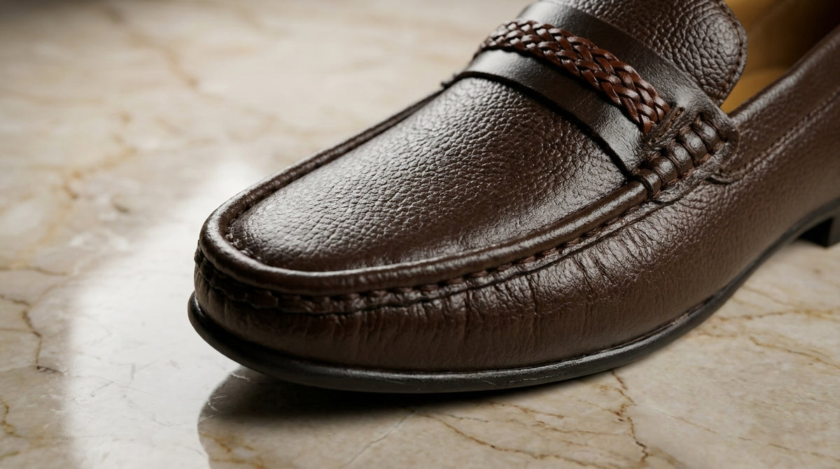 Milestonewear – The Espresso Classic Leather Loafers