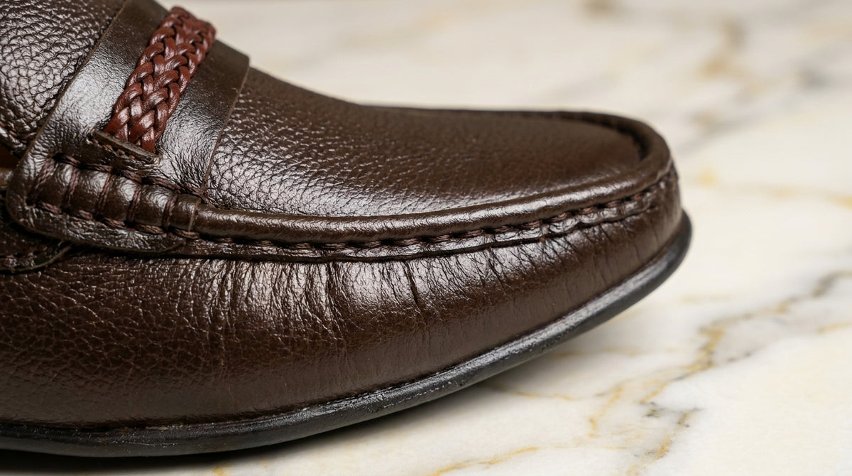 Milestonewear – The Espresso Classic Leather Loafers