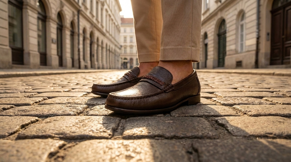 Milestonewear – The Espresso Classic Leather Loafers