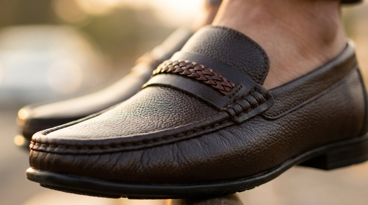Milestonewear – The Espresso Classic Leather Loafers