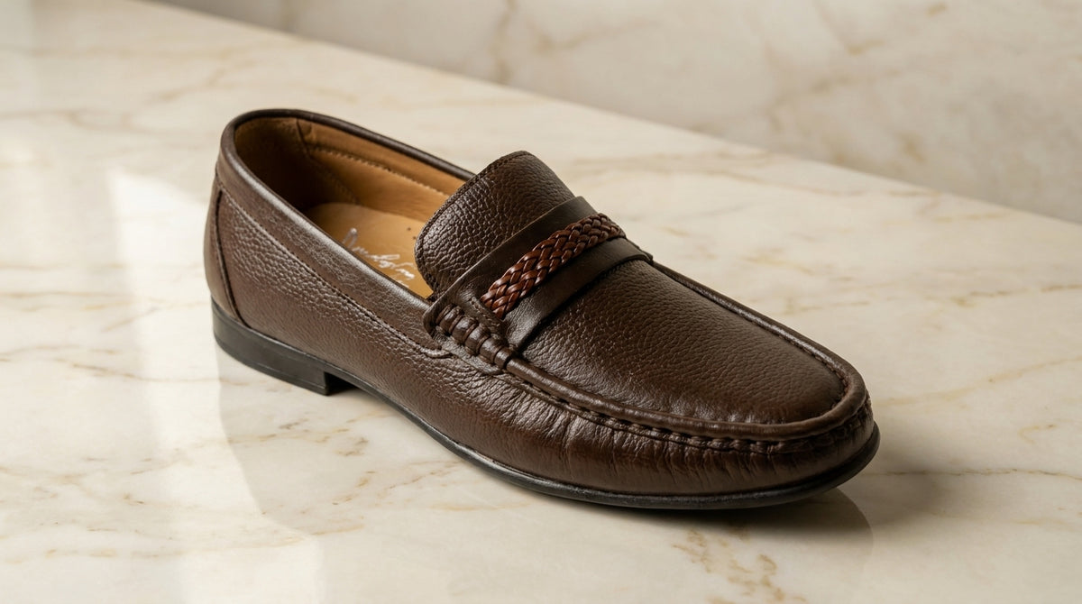 Milestonewear – The Espresso Classic Leather Loafers