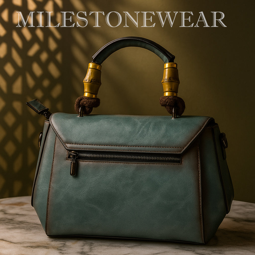 Milestonewear Mandala Art Handcrafted Faux Leather Bag